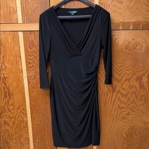 Lauren Ralph Lauren Black Long Sleeve Dress